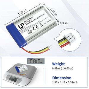 LP Replacement Battery for Infant Optics DXR-8 Baby Monitor Unit, 1-Pack 3.7V 1500mAh Lithium Ion Rechargeable Battery