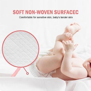 Rocinha Disposable Changing Pads for Baby Disposable Underpads Waterproof Diaper Changing Pad Breathable Underpads Bed Table Protector Mat Changing Pad Liner, 24 Inches x 17 Inches