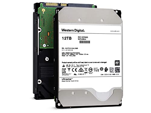 HGST WD Ultrastar DC HC520 12TB SATA 6Gb/s 3.5-Inch Data Center Hard Drive - HUH721212ALE600 (0F29590) (Renewed)