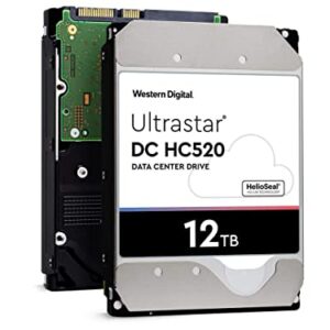 HGST WD Ultrastar DC HC520 12TB SATA 6Gb/s 3.5-Inch Data Center Hard Drive - HUH721212ALE600 (0F29590) (Renewed)