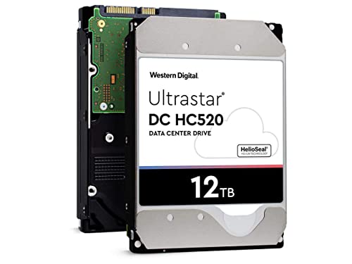 HGST WD Ultrastar DC HC520 12TB SATA 6Gb/s 3.5-Inch Data Center Hard Drive - HUH721212ALE600 (0F29590) (Renewed)