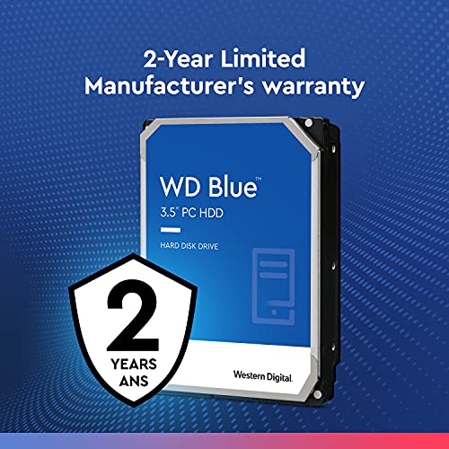 Western Digital 2TB WD Blue PC Internal Hard Drive - 7200 RPM Class, SATA 6 Gb/s, 256 MB Cache, 3.5" - WD20EZBX