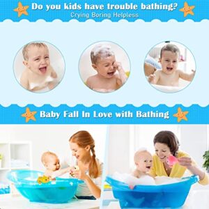 Bath Toys, 4 Pack Baby Bath Toys for Toddlers 1-3, Floating Wind-up Toys Swimming Pool Games Water Play Set Xmas Gift for Bathtub Shower Beach Infant Toddlers Kids Boys Girls Age 1 2 3 4 5 6 Years