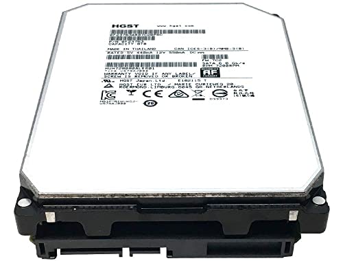 HGST Ultrastar He8 HUH728080ALE601 8TB 7200RPM 128MB Cache SATA 6.0Gb/s 3.5inch Enterprise Hard Drive - 5 Year Warranty (Renewed), Mechanical Hard Disk