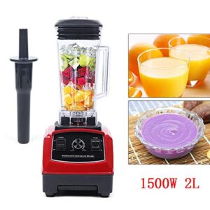 Professional Blender, 2L 1500W Commercial Countertop Blender Smoothie Maker High Speed Power Blender for Smoothies, Ice and Frozen Fruit