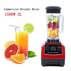 Professional Blender, 2L 1500W Commercial Countertop Blender Smoothie Maker High Speed Power Blender for Smoothies, Ice and Frozen Fruit