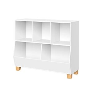 RiverRidge Kids Catch-All Multi-Cubby 35", White Toy Organizer