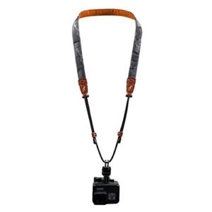 rapilock leash quick release neck strap (black) for gopro hero 9 8 7 6 5 4 3+ 3 2 1 mounting way devices such as sony/gamin/sj4000/dji/osmo pocket. includes 1 adapter, 1 buckle (black), and 1 strap.