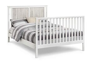 suite bebe connelly crib to full bed conversion kit only, adjustable in white - quick ship, full size bed