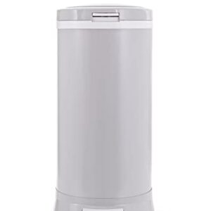 Bubula Premium Steel Diaper Waste Pail with Step Open, Gray