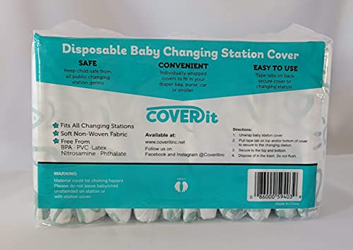 Cover It, Inc Disposable Baby Changing Station Cover