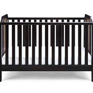 Suite Bebe Brees Convertible Island Crib in Black & Vintage Walnut