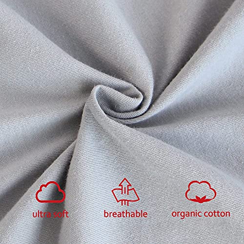 Travel Crib Sheet 100% Organic Cotton Fits Guava Lotus, Baby Bjorn, Dream on Me Travel Crib Light Playard, Ultra Soft Breathable Sheet, Unisex, Boys & Girls