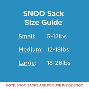 Happiest Baby SNOO Sleep Sack - 100% Organic Cotton Baby Swaddle Blanket - Doctor Designed Promotes Healthy Hip Development (White, Small)