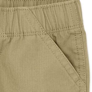 The Children's Place Baby Boys And Toddler Boys Pull on Cargo Shorts,Black/Flax/Storm 3 Pack,3T