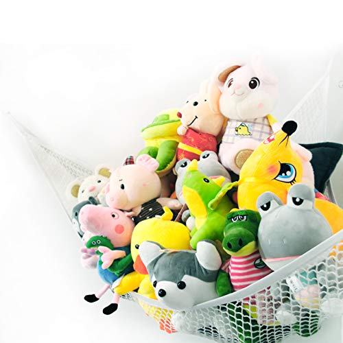 Stuffed Animal Net or Hammock, Toy Hammock, Teddy Bear Hammock, There Are 25 RUBBER BANDS in The Elastic of Our Stuffed Animal Storage Net! (X-Large) XWGJ