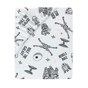 Lambs & Ivy Star Wars Signature Rebels Rule Cotton Fitted Crib/Toddler Sheet