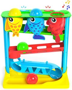move2play, feed the fish, interactive toy for 1+ year olds, 6 to 12 months, baby toy, 1 year old birthday gift for boys & girls, 9-12 months, 6 7 8 9 10 12+ months