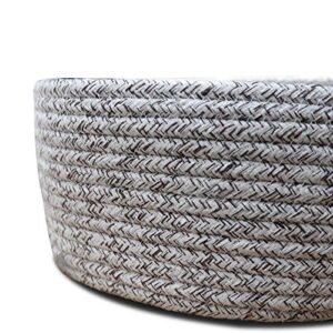 cssdesign Set of 3 Mini Woven tton Rope Nursery Baskets,100 tton Rope Woven orage Boxes,ackable Multipurpose Organizer Bins for Toys, Diapers, Crafts,Key,Porch, Sundries,Baby’s Montessori WorkToys,