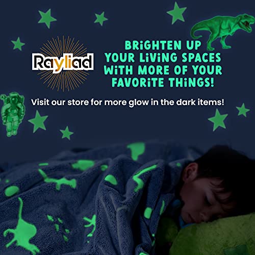 Glow in The Dark Construction Wall Stickers - 10 Large Bright Wall Decals for Bedroom Walls and Ceilings - Glowing Decorations for Boys Room and Girls Room