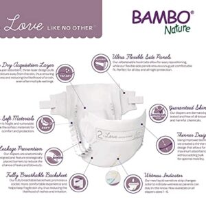 Bambo Nature Premium Baby Diapers (SIZES 0 TO 6 AVAILABLE), Size 4, 162 Count