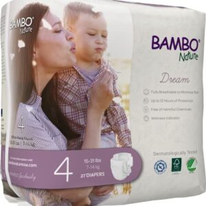 Bambo Nature Premium Baby Diapers (SIZES 0 TO 6 AVAILABLE), Size 4, 162 Count