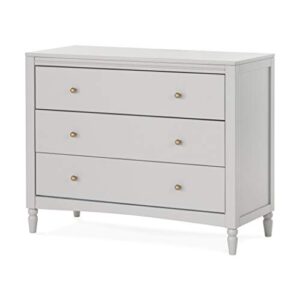 child craft stella 3 drawer dresser, gentle gray