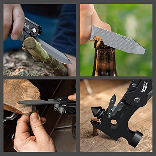 [Upgraded Hammer Multitool] Gift for Men Dad Husband Brother Boyfriend Boys,16-in-1 Hammer Multi-Tool,Personalized Men Gift for Christmas Present Stocking Stuffer, Cool Birthday Gift Idea for Men Son