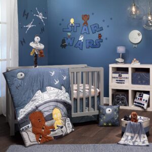 Lambs & Ivy Star Wars Signature Millennium Falcon Musical Baby Crib Mobile Toy