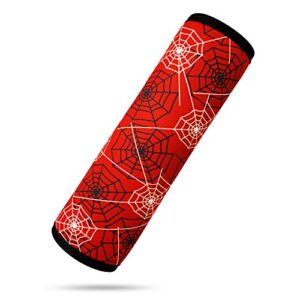 Spider Seat Belt Cover for Kids, Seat Belt Pad for Boys, Car Seat Straps Shoulder Pads for Kids, Kid's Seat Belt Cushion, Shoulder Strap Pad, 1 Piece（RED)