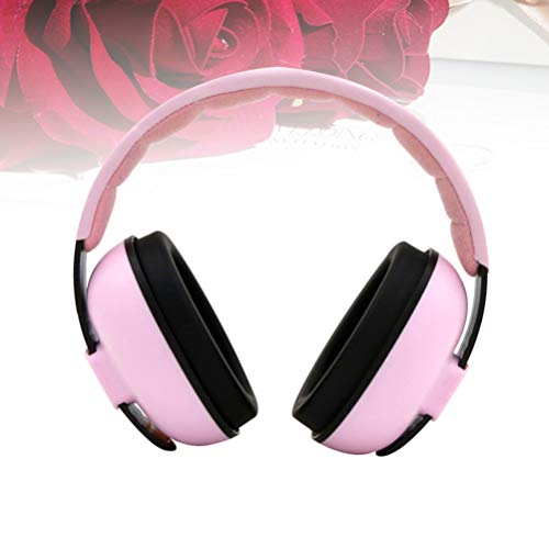 MILISTEN Baby Ear Protection Newborn Noise Reduction Earmuffs Noise Cancelling HeadPhones for Toddlers Children Kids Sleeping Hearing Damage Pink