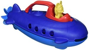 green toys disney baby exclusive mickey mouse submarine - pretend play, motor skills, kids bath toy floating pouring boat. no bpa, phthalates, pvc. dishwasher safe, recycled plastic, made in usa.
