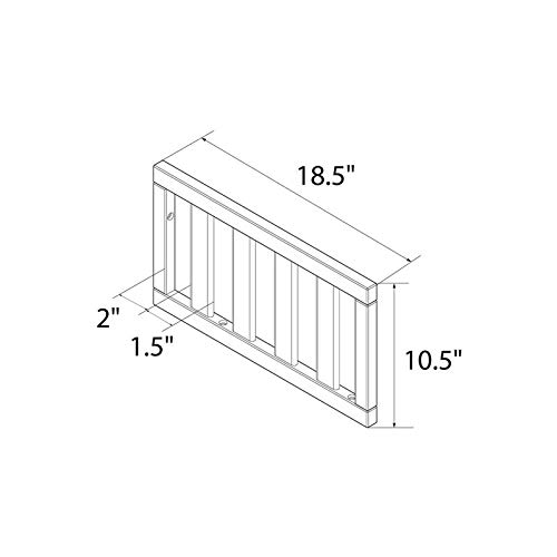 Little Seeds Universal Toddler Rail, Nursery Furniture, White