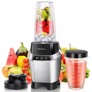 aigostar 1000w bullet blender for shakes and smoothies, personal blender for kitchen, smoothie blender juice licuadora for crushing ice puree frozen fruit, countertop blender & 24 oz 20 oz to-go cups