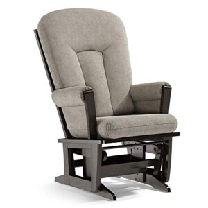 dutailier rose 2726 glider chair (espresso/flax beige)