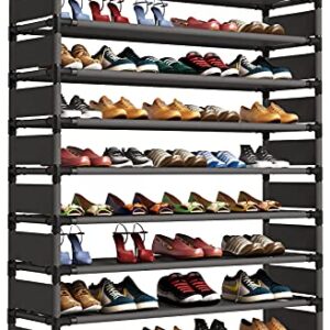 Tribesigns 10 Tiers Shoe Rack, Large Capacity Shoe Organizer, Shoe Shelf for 50 Pair, Large Shoe Rack, Extra Large Shoe Shelf