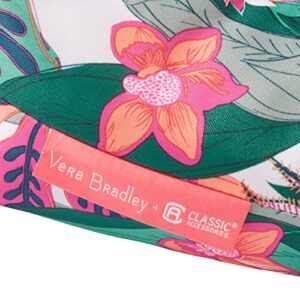 Vera Bradley by Classic Accessories Water-Resistant Patio Bench Cushion, 54 x 18 x 3 Inch, Rain Forest Canopy Coral, Patio Furniture Cushions