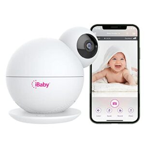 iBaby M8L 1080P Smart Baby Camera Monitor, WiFi Baby Monitor with Upgraded Night Vision 2 Way Talk Motion/Crying Alert Lullabies 360º Pan 110º Tilt White