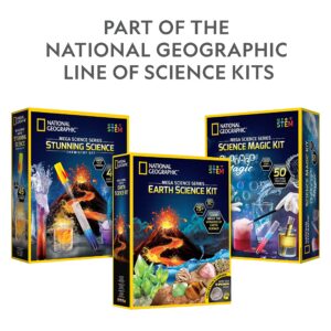 NATIONAL GEOGRAPHIC Amazing Chemistry Set - Chemistry Kit with 45 Science Experiments Including Crystal Growing and Reactions, Science Kit for Kids, STEM Gift for Boys and Girls (Amazon Exclusive)