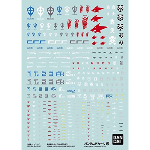 Bandai Hobby - GD-121 Gundam AGE MS Multi-Use 1, Bandai Spirits Hobby Decal (2587845)