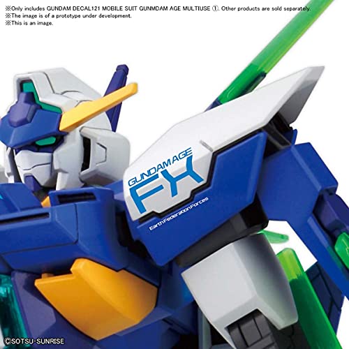 Bandai Hobby - GD-121 Gundam AGE MS Multi-Use 1, Bandai Spirits Hobby Decal (2587845)