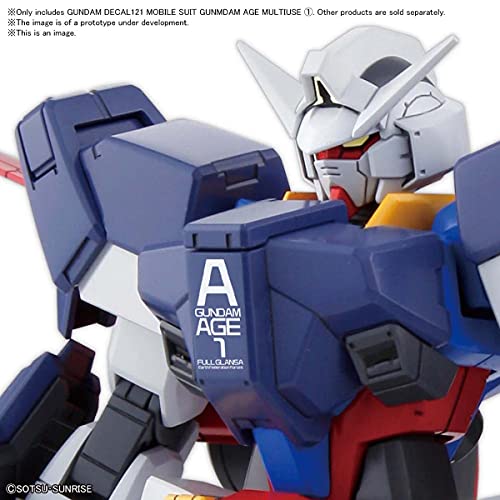 Bandai Hobby - GD-121 Gundam AGE MS Multi-Use 1, Bandai Spirits Hobby Decal (2587845)