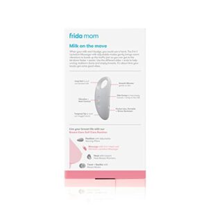 Frida Mom 2-in-1 Lactation Massager - Multiple Modes of Heat + Vibration for Clogged Milk Ducts, Increase Milk Flow, Breast Engorgement - USB Cord Included