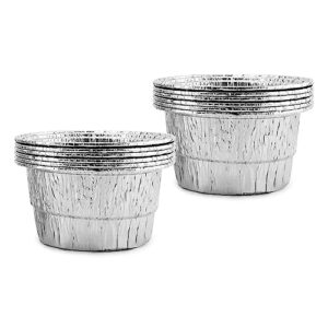 cornucopia grill grease bucket replacement liners (12-pack); aluminum foil liners for bbq grease drip buckets, disposable liners only
