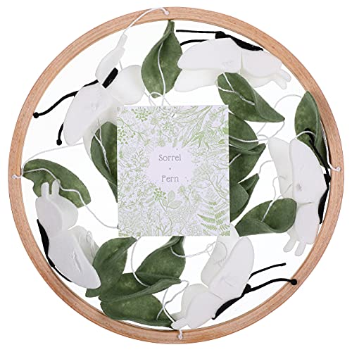 Sorrel + Fern Baby Crib Mobile (White Butterflies) - Baby Shower Gift Nursery Decoration for Boys & Girls