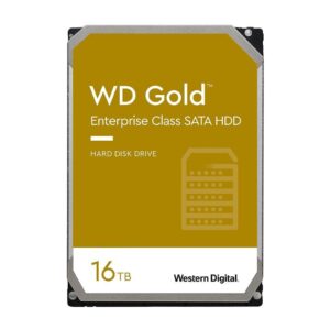 Western Digital - WD Gold 16TB Enterprise Class Hard Disk Drive – 7200 RPM Class SATA 6Gb/s 512MB Cache 3.5 Inch HDD - WD161KRYZ