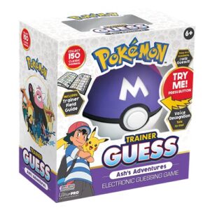 pokemon trainer guess - ash's adventures toy, i will guess it! electronic voice recognition guessing brain game pokemon go digital travel board games toys