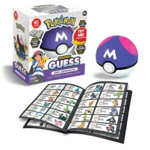 Pokemon Trainer Guess - Ash's Adventures Toy, I Will Guess It! Electronic Voice Recognition Guessing Brain Game Pokemon Go Digital Travel Board Games Toys