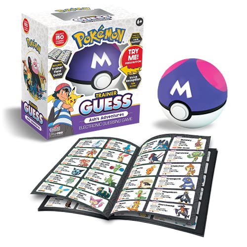 Pokemon Trainer Guess - Ash's Adventures Toy, I Will Guess It! Electronic Voice Recognition Guessing Brain Game Pokemon Go Digital Travel Board Games Toys