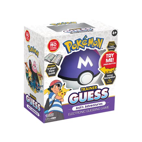 Pokemon Trainer Guess - Ash's Adventures Toy, I Will Guess It! Electronic Voice Recognition Guessing Brain Game Pokemon Go Digital Travel Board Games Toys